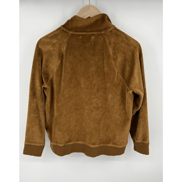 Madewell MWL Copper Velour Jogging Lounge Set Pullover Sweatpants Size Small - Picture 7 of 7